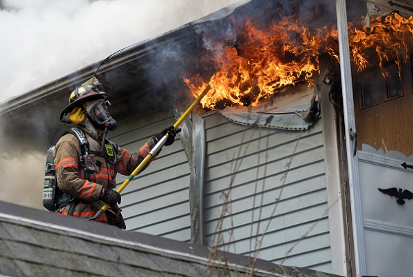 Using drones to fight fires